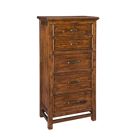 5-Drawer Lingerie Chest with Accent Light